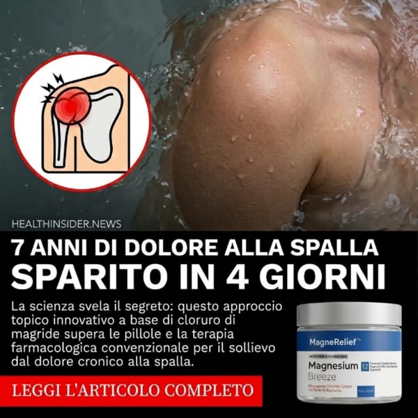 Il miglior minerale contro i dolori alla spalla?