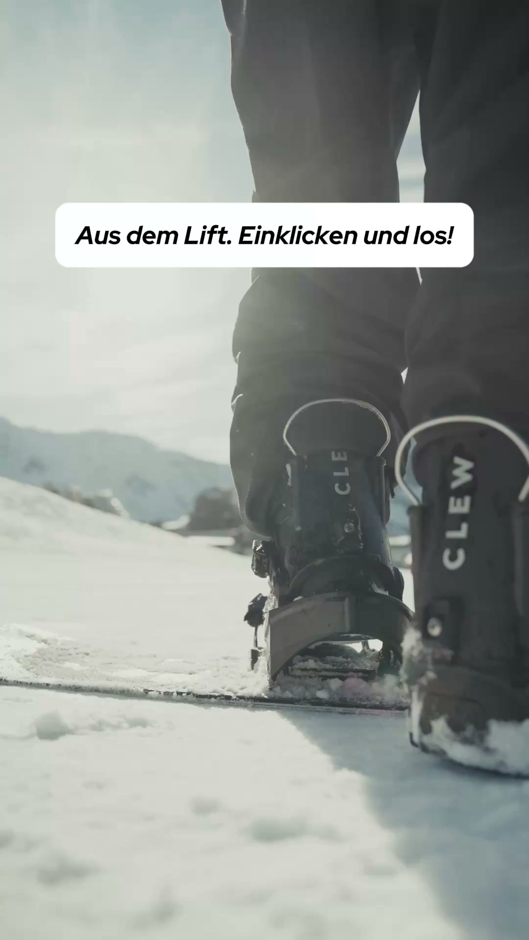Schluss mit Ratschen. Ab auf die Piste!