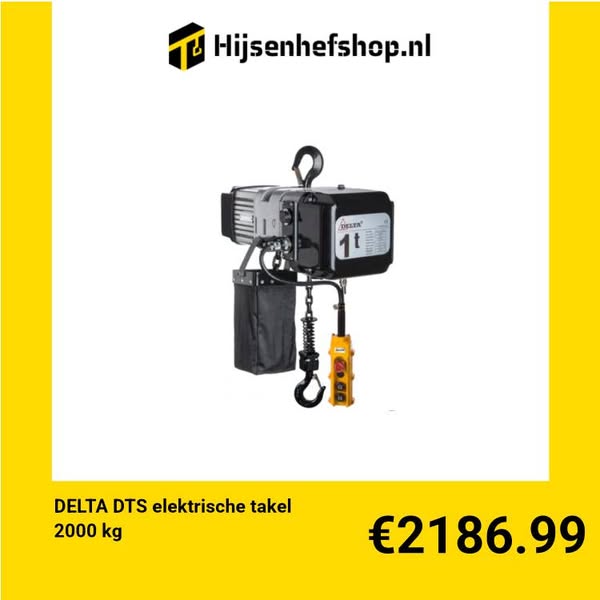 DELTA DTS elektrische takel 2000 kg