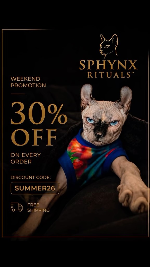 Anúncio de Sphynx Rituals