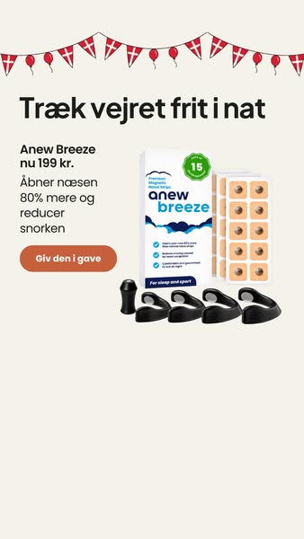 80% mere luft gennem næsen med Anew Breeze