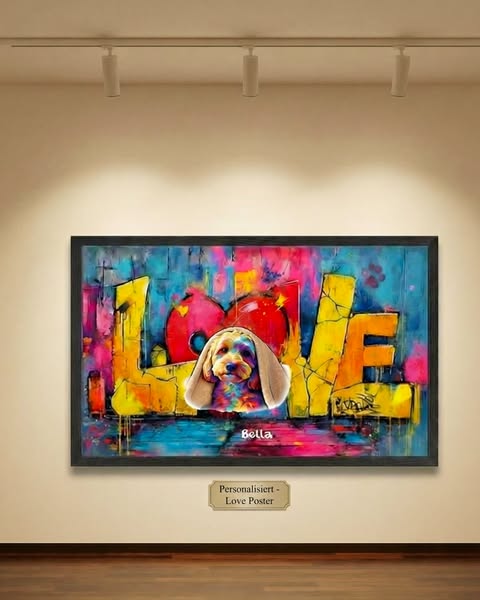 Personalisiertes Poster "Love"