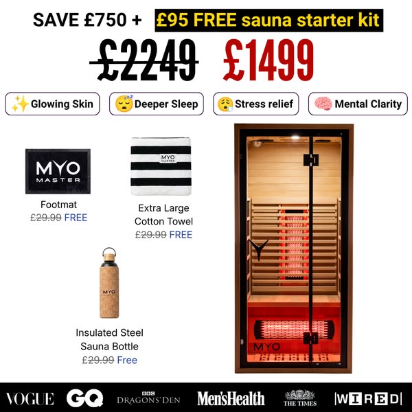 FREE £95 Sauna Starter Kit.