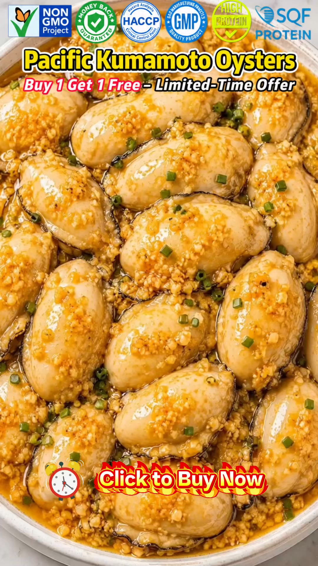 BIG·JUICY·TENDER PURE OYSTER PERFECTION!