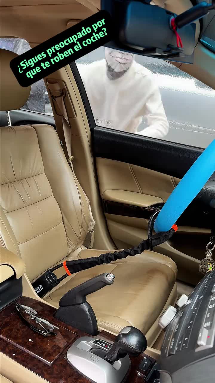 Steering Wheel Lock, Universal Anti Theft Car Device Prevention with 2 Keys