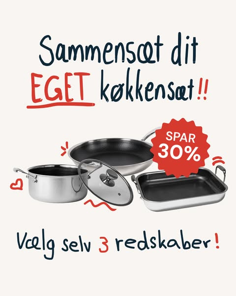 Sammensæt dit eget køkkensæt