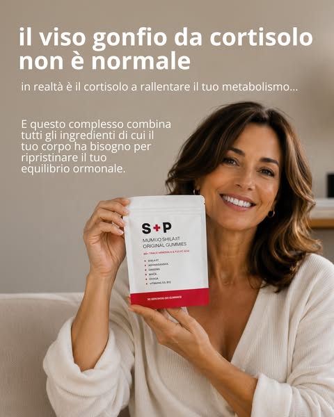 Il viso gonfio non dipende dall'età. È il cortisolo il responsabile.