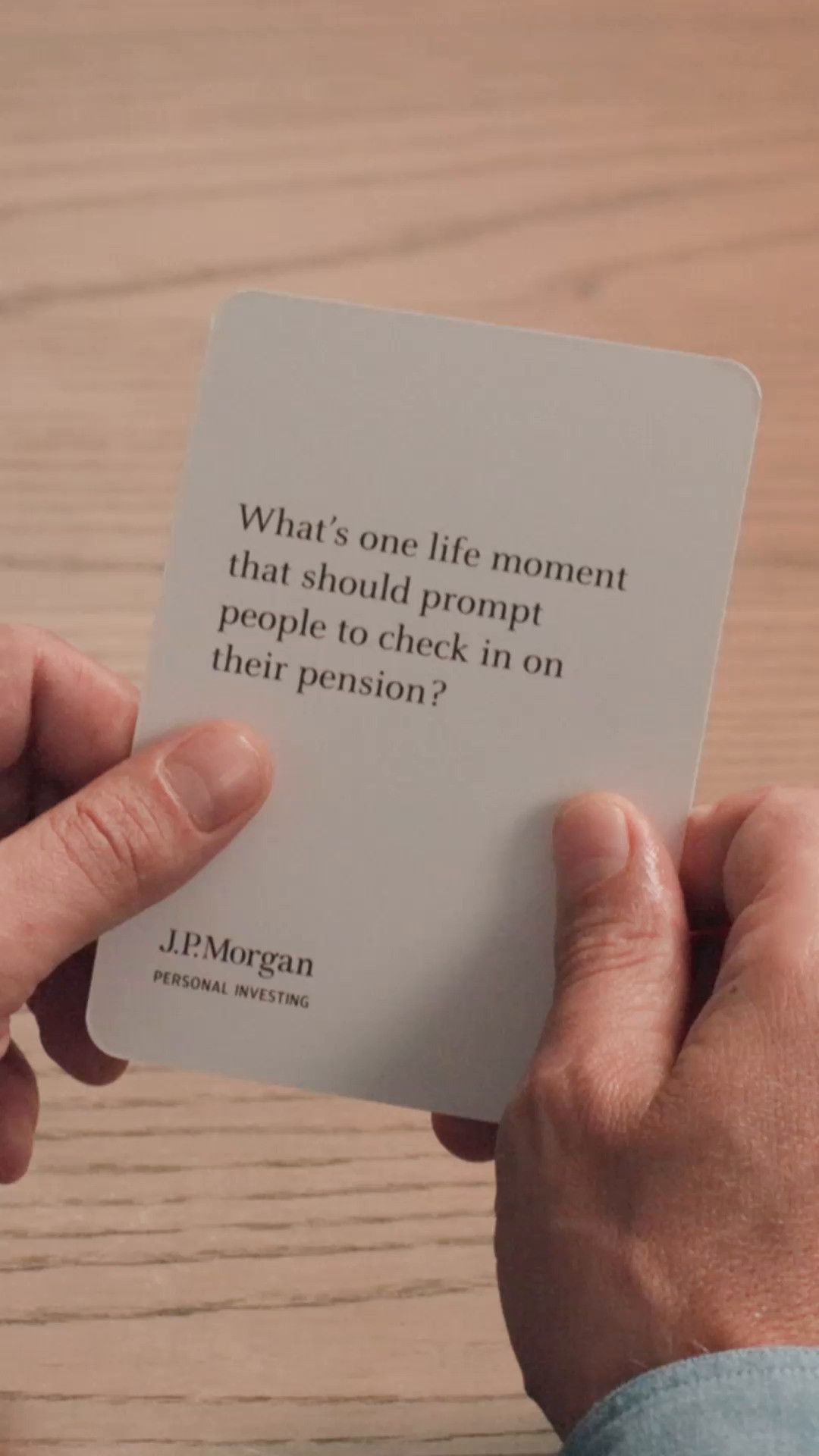 Anúncio de J.P. Morgan Personal Investing
