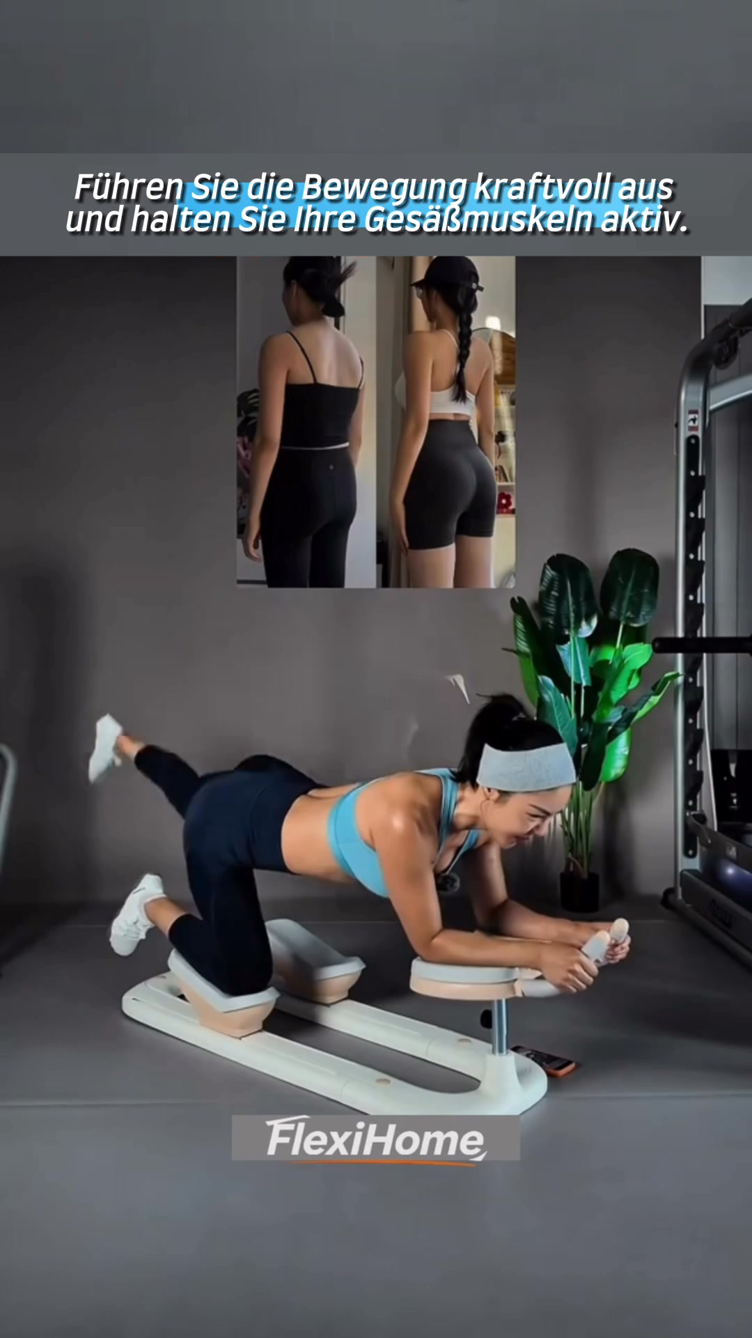 Trainieren Sie Taille, Bauch, Rumpf, Rücken, Schultern und Gesäß zu Hause mit dem Flexihome Twist Crawler V2.