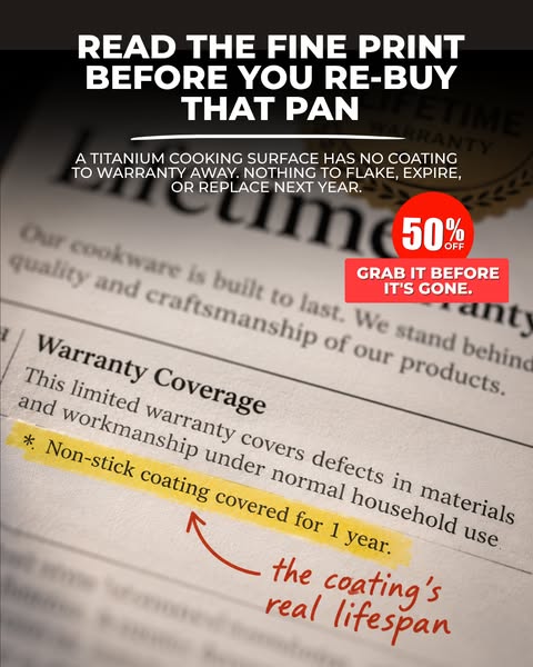 The "Lifetime" Pan With a 1-Year Warranty