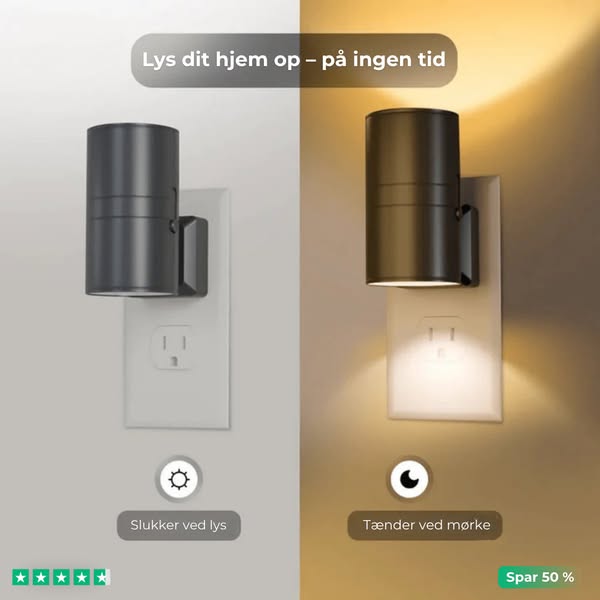 Lampen, der tænder sig selv – hver aften