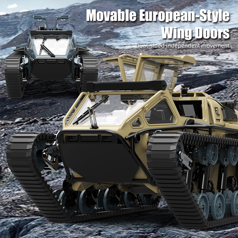 1/12 Military Tank RC Power!