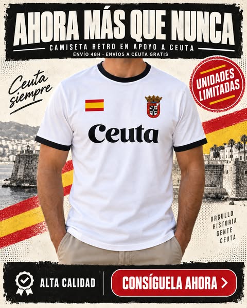 Ya disponible: Camiseta Ceuta