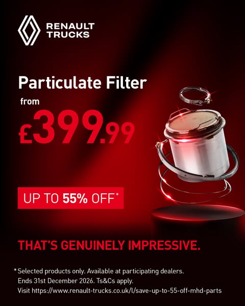 Anúncio de Renault Trucks UK