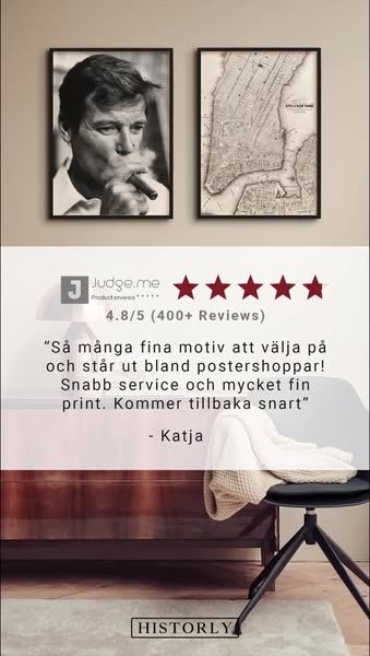 Historisk väggkonst älskad av tiotusentals kunder