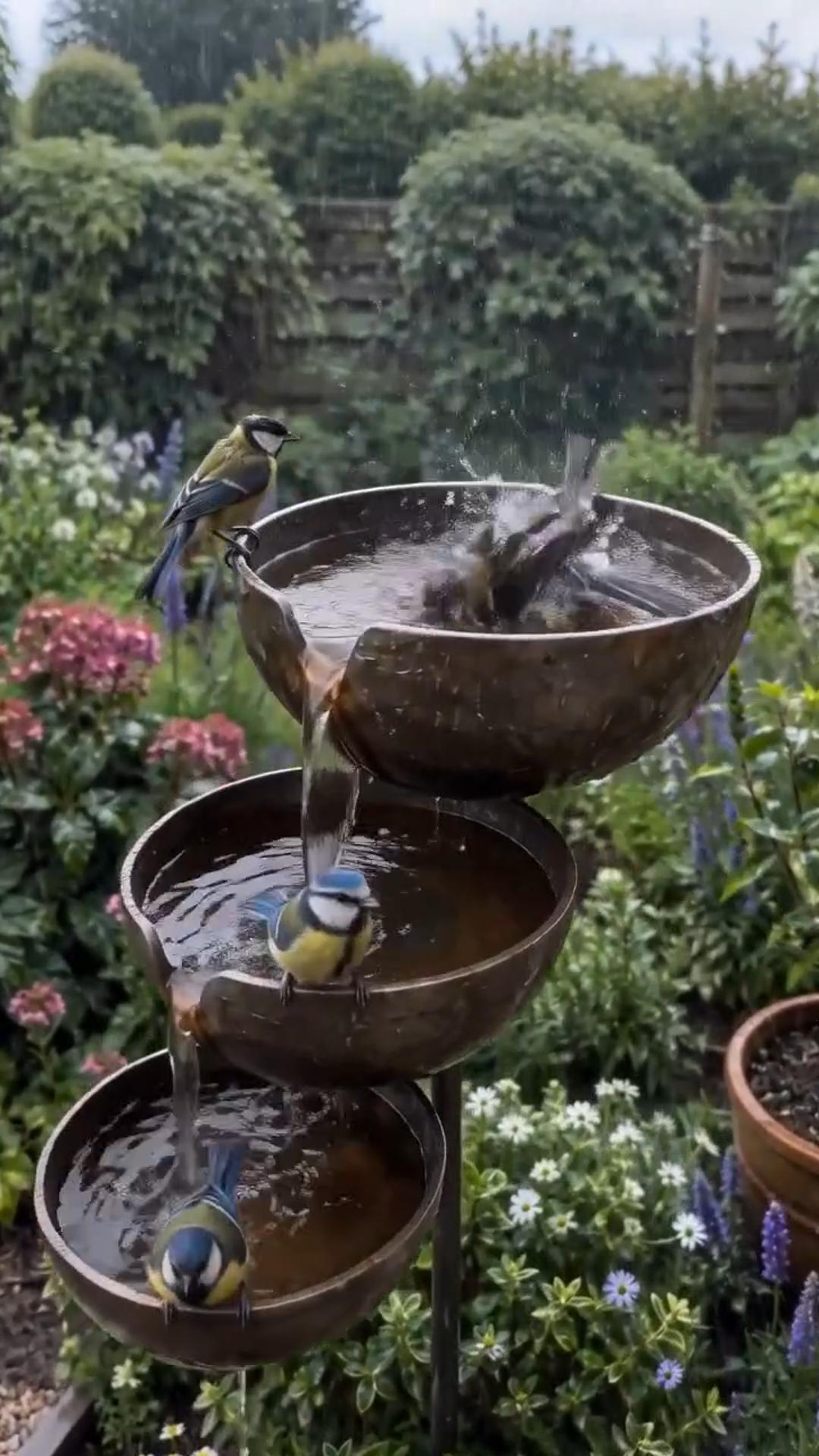 Bring Life Back To Your Garden – Rain Catcher Bird Bath