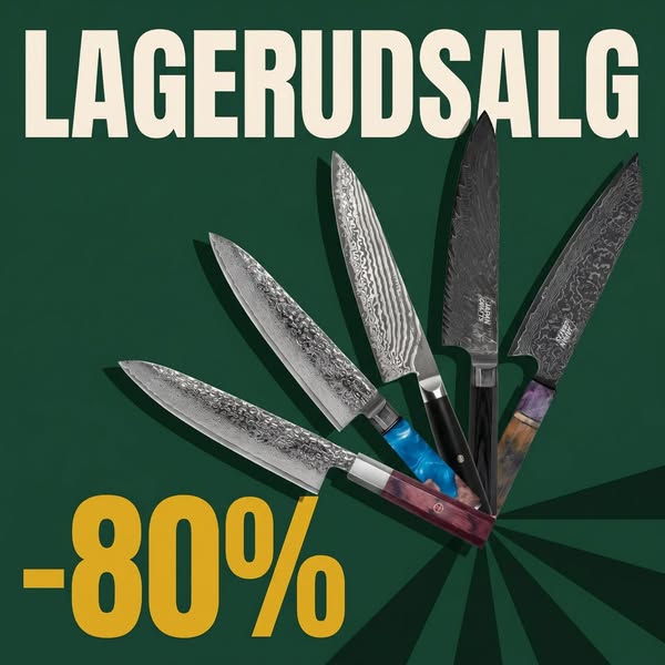 8 knive i én gaveæske