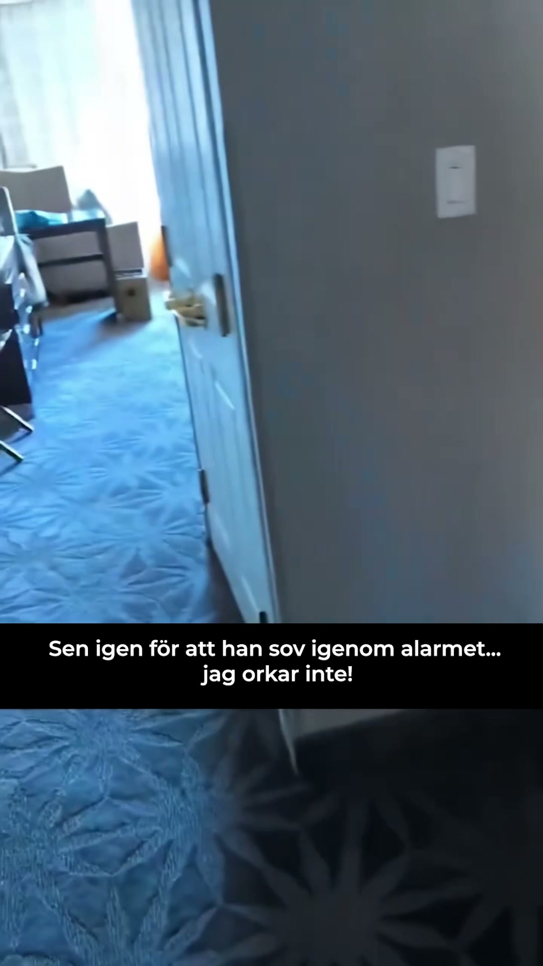 Väcker bara dig. Helt tyst.