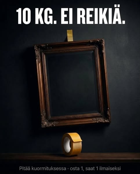 Vahvistettu kuituverkko — ei tavallinen teippi.