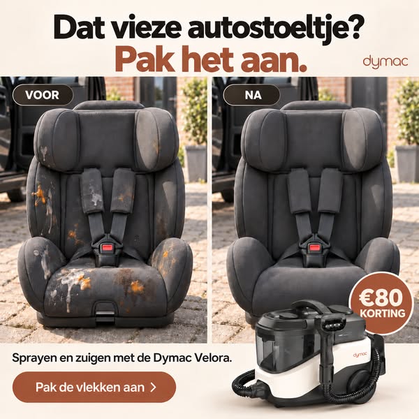 Diepe reiniging van jouw autostoeltje