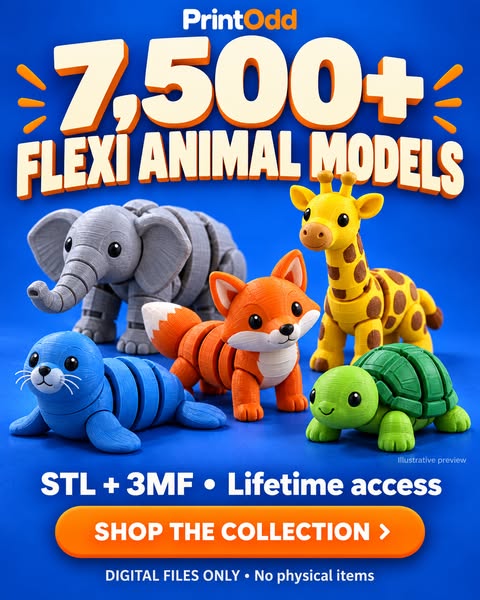 7,500+ Flexi Animals. One Bundle.