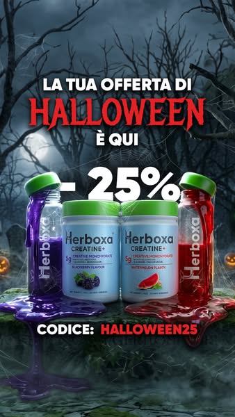 25% DI SCONTO con HALLOWEEN25