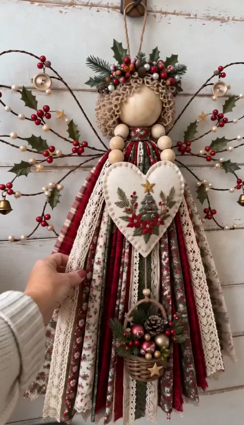 Angel Fabric Hanging DIY Kit
