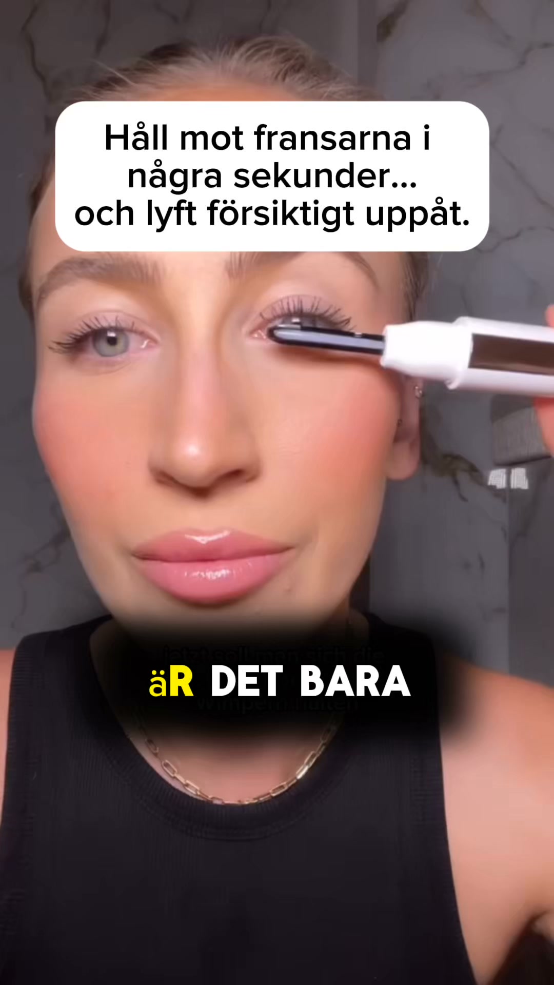 Raka fransar? Inte längre