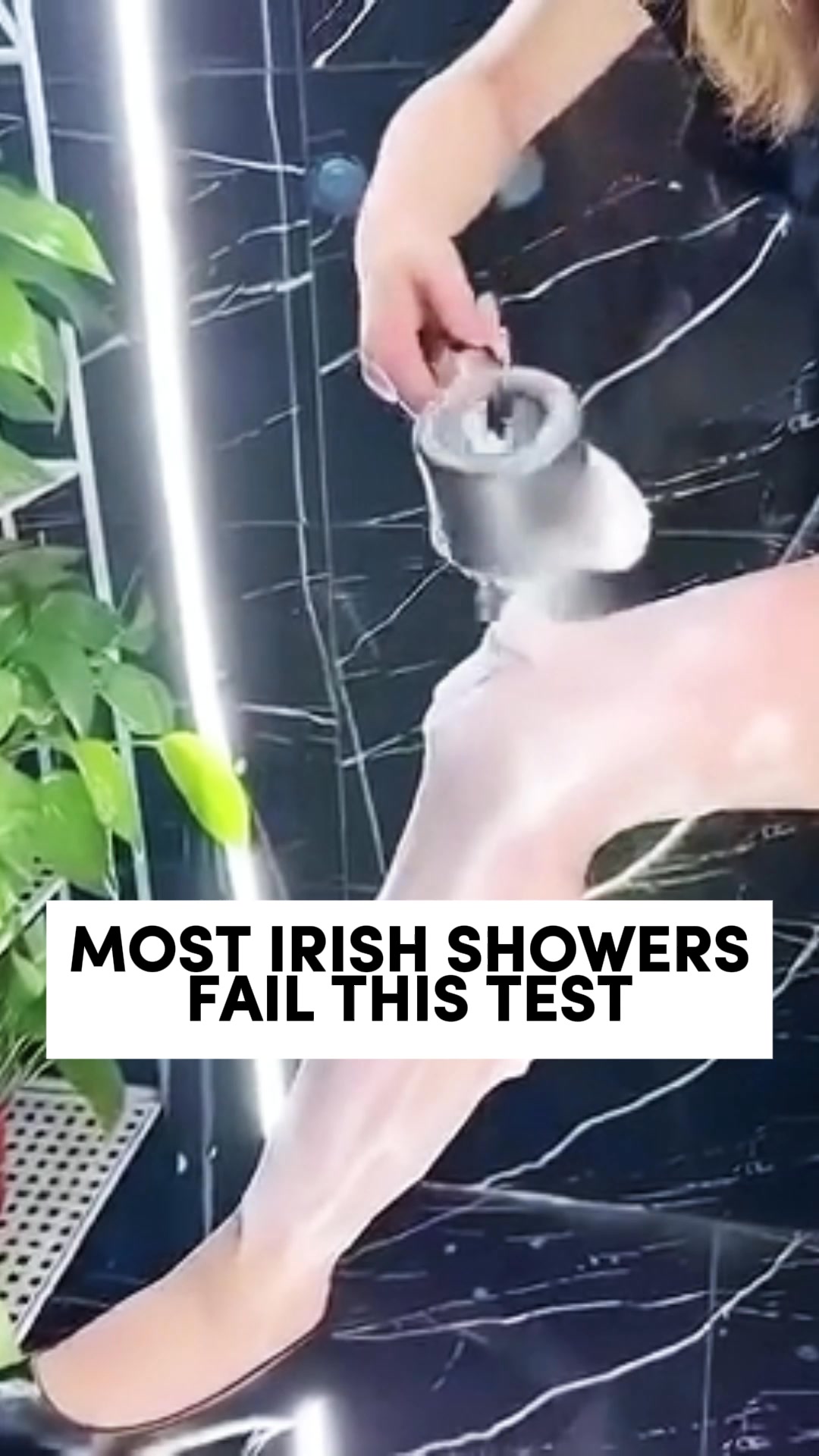 Elevate your shower. Amazing water pressure