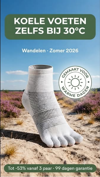 Binnen in uw schoen is het warmer dan u denkt.