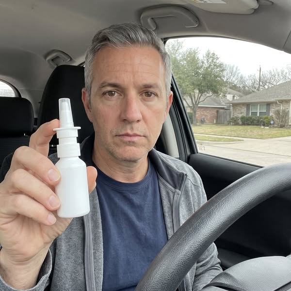 A Pharmacist Holds Up Your Nasal Spray