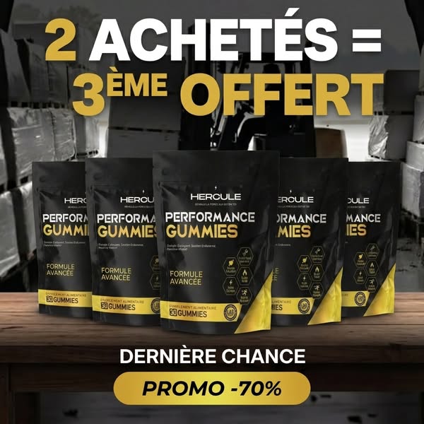HERCULE PERFORMANCE GUMMIES — VOTRE FORMULE 6-EN-1