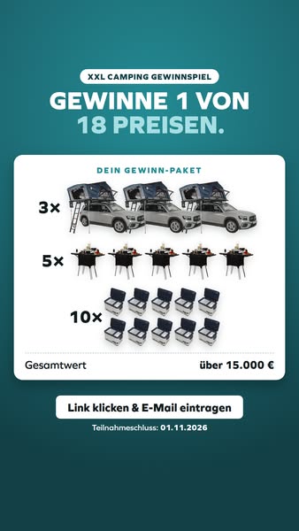 XXL Dachzelt Gewinnspiel!