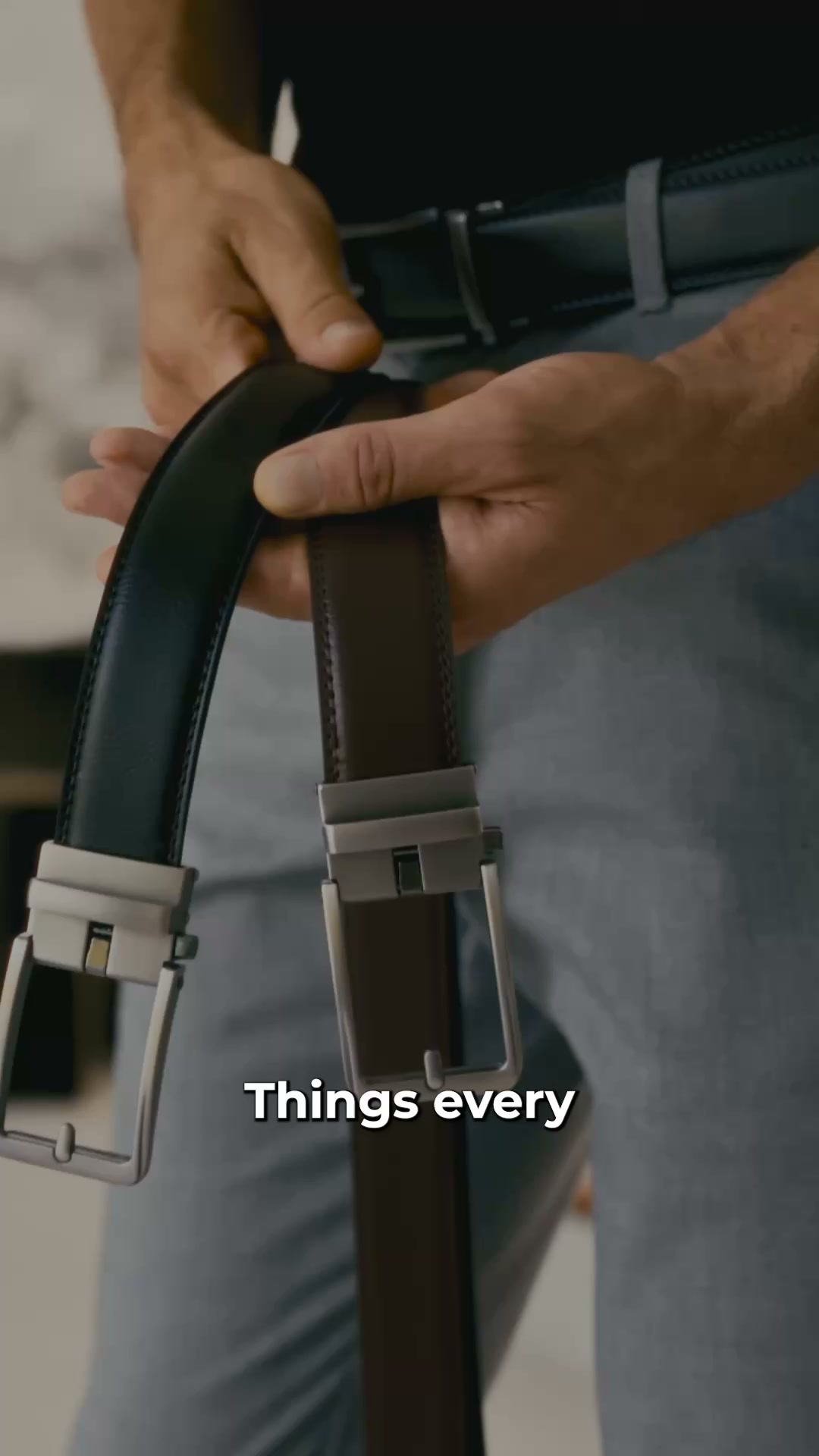 The Belt You Buy Once and Wear Forever.