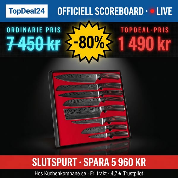 80 % RABATT PÅ ALLT