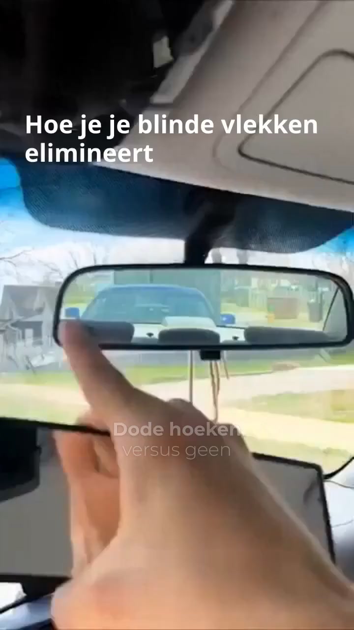 Spiegels missen de zijstroken