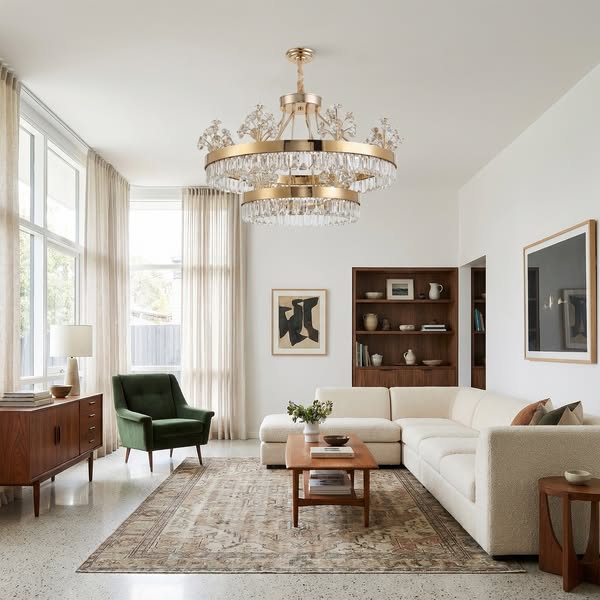 High-end Interior Ceiling Light Crystalline Inspiration – Rosée