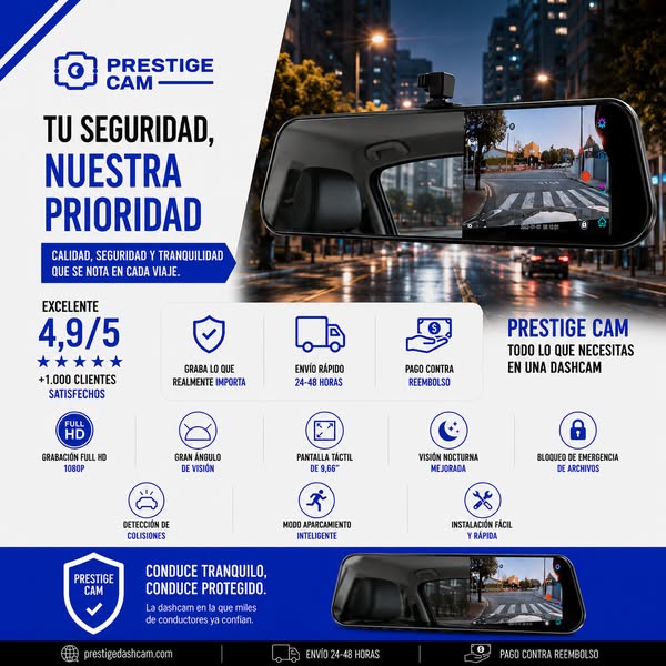 La dashcam que te protege cada kilómetro