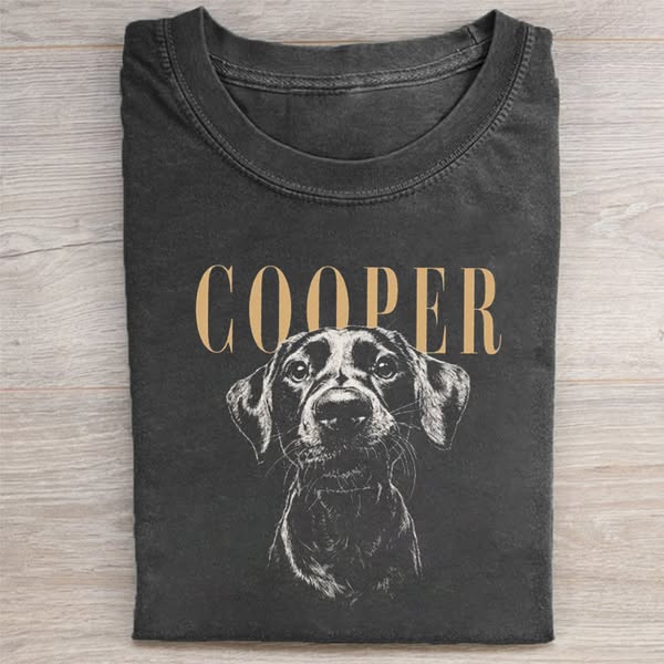 Custom Dog Photo T-shirt