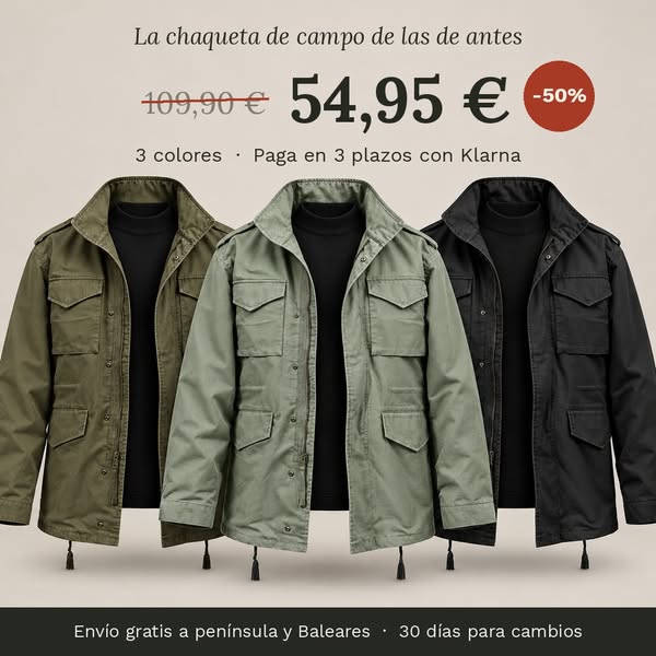 La chaqueta de campo como las de antes