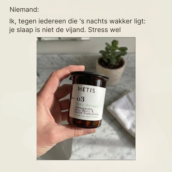 Niemand zegt het: je slaap is niet de vijand. Stress wel.