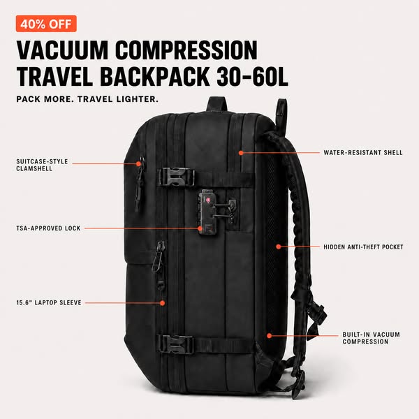 Pack 5X More Without Paying Baggage Fees