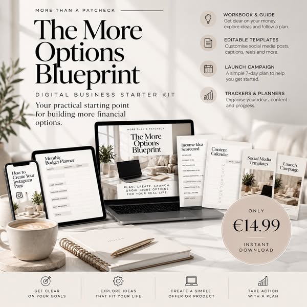 The More Options Blueprint | Complete Digital Business Starter Kit
