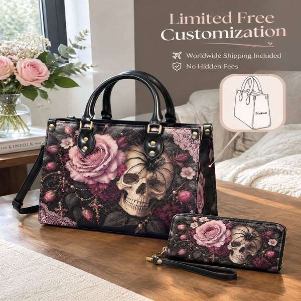 Widow's Kiss Leather Handbag – 50% Off