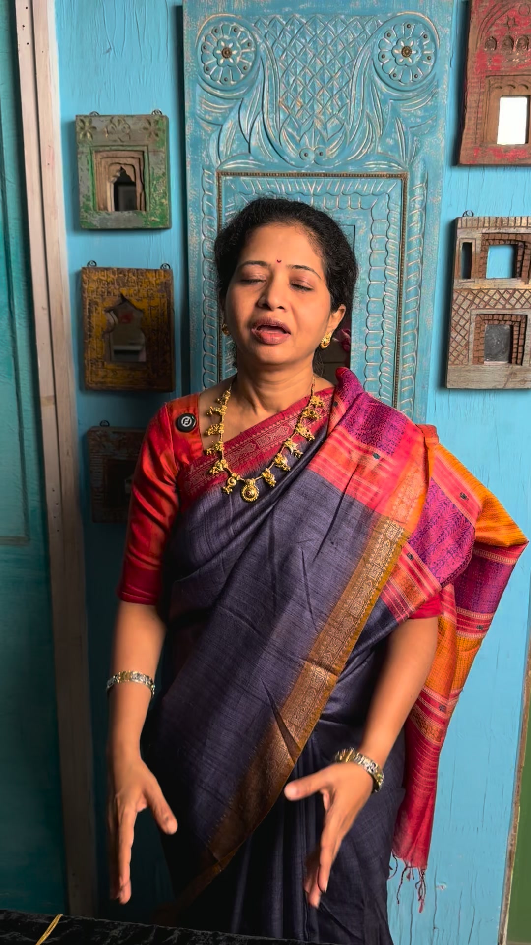 Kolhapur Saaj Necklace Gold plated by Moha