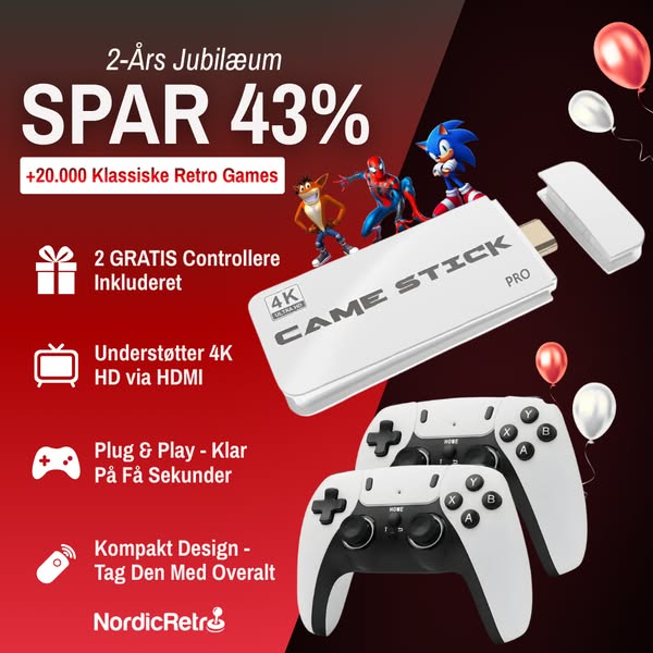 43% RABAT på Gamesticken alle taler om
