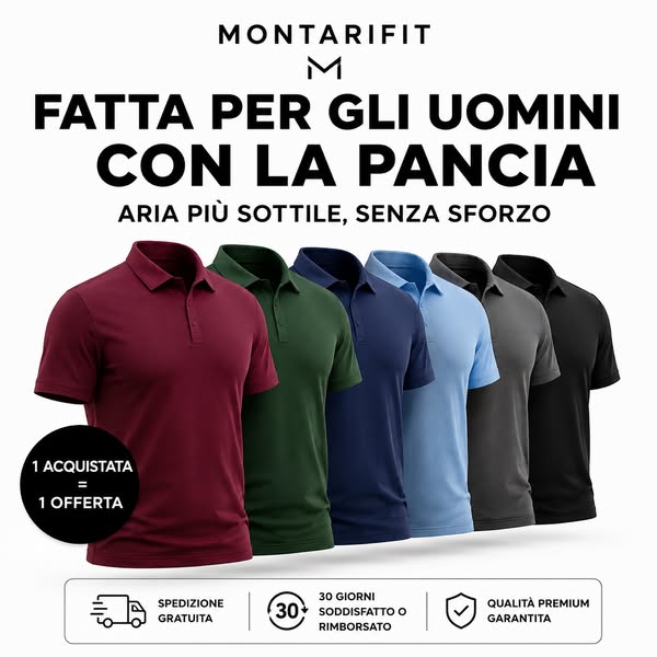 MontariFit™ – Polo Modellante da Uomo