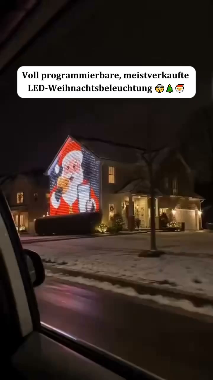 Kostenloser VersandProgrammierbare LED-Weihnachtsbeleuchtung für Ihr Zuhause und smarte LED-Wandleuchten für den Außenbereich – alles