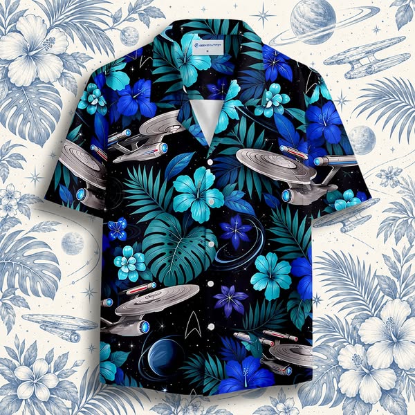 Space trek, tropical vibe.