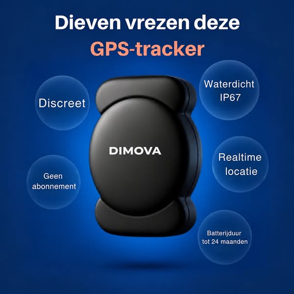 GP90 - GPS-tracker zonder abonnement (android/apple)